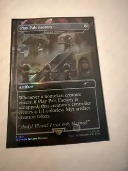 MTG Play Pals Factory - Secret Lair FOIL CHUCKY X Magic The Gathering Holo Card - Image 1