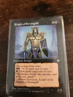 Knight of Stromgald Ice Age Magic the Gathering Card - Image 1
