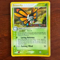 Beautifly 2/107 Reverse Holo Rare Deoxys Pokemon Card DMG - Image 1