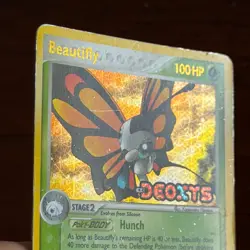Beautifly 2/107 Reverse Holo Rare Deoxys Pokemon Card DMG - Image 3