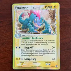 Feraligatr 2/101 Holo Rare EX Dragon Frontiers Pokemon Card DMG - Image 1