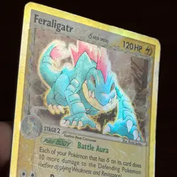 Feraligatr 2/101 Holo Rare EX Dragon Frontiers Pokemon Card DMG - Image 3