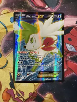 Shaymin EX 106/108 Pokemon Card XY Roaring Skies Full Art Rare Holo - Image 1