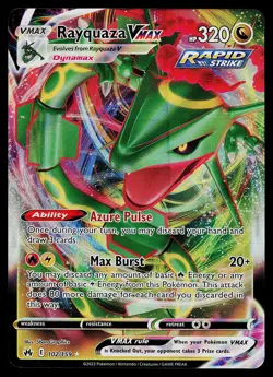 Pokemon Card - Rayquaza VMAX Crown Zenith 102/159 Ultra Rare - Image 1