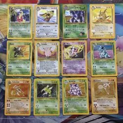 Vintage Pokemon Card Lot WOTC Holo First Edition Etc Nidoking Meganium Raichu - Image 1