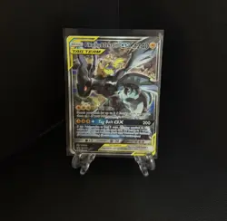 Pikachu & Zekrom GX SM168 Sm Holo LP Used Full Art Promo Rare Pokemon Card - Image 1