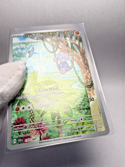 2024 Pokemon Card Meditite 153/142 Stellar Crown Illustration Rare NM Full Art - Image 3