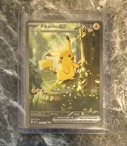 Pikachu ex SIR 276/217 Mega Evolution Ascended Heroes Pokemon Card NM Pack Fresh - Image 1