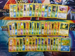Vintage Pokemon Card Lot WOTC First Edition 54 Cards Pikachu Eevee - Image 1