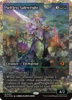 Selfless Safewright (Showcase) (Fracture Foil) -Foil Near Mint MTG - Image 1
