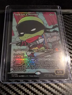 Dark Leo & Shredder (Showcase) Teenage Mutant Ninja Turtles Foil - Image 1