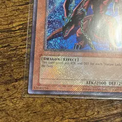 Harpie’s Pet Dragon Secret Rare Holo Bleed Error YuGiOh Retro Pack 2 RP02-EN093 - Image 5