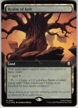 MTG Realm of Koh (Extended Art) Foil NM Avatar: The Last Airbender Magic 391 - Image 1