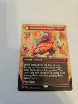 Improvisation Capstone Borderless MTG SOS Nm/M - Image 1