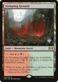 MTG Stomping Ground (RNA) - Foil - Promo Pack, Promo Pack, Lightly Played, Engli - Image 1
