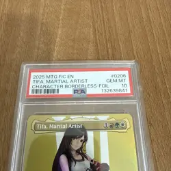 Mtg Final Fantasy Tifa Martial Artist 0206 Borderless Foil Psa 10 - UK Seller - Image 2