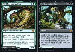 1x Blex, Vexing Pest // Search for Blex - Foil - Prerelease Promo - Strixhaven: - Image 1