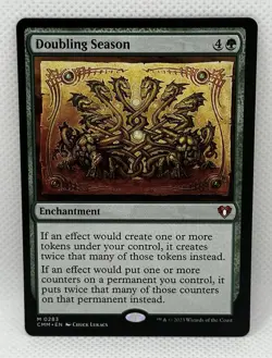 Magic the Gathering Doubling Season Commander Masters Regular - MTG - Image 1