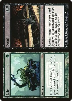 Life // Death - Foil Promo Friday Night Magic 2006 MP MTG - Image 1