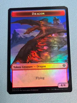 MTG Phrexian // Dragon Double-sided Token Foil DMU NM - Image 2