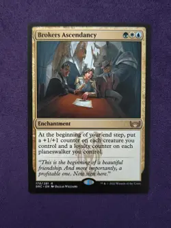 Brokers Ascendancy NM R Streets of New Capenna (SNC) MTG Magic the Gathering - Image 1