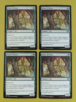 Drove of Elves x4 Commander 2014 4x Playset Magic the Gathering MTG - Image 1