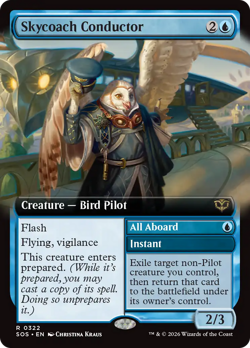 Skycoach Conductor // All Aboard (Foil) - 322 - SOS - Near Mint - MTG - Image 1