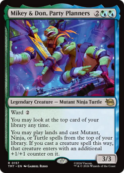 Mikey & Don, Party Planners - Teenage Mutant Ninja Turtles (TMT) (Foil) - Image 1