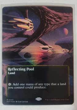 REFLECTING POOL - Borderless, Foil - EoE Stellar Sights - MTG Mythic #81 - Image 1