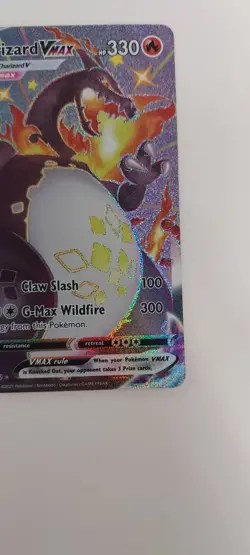 Pokemon Card Charizard VMAX SV107/SV122 Shining Fates: Shiny Vault Holo NM - Image 4