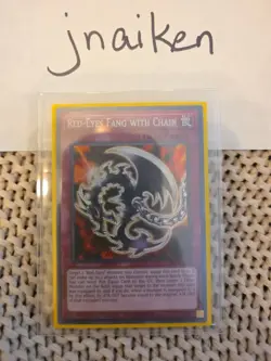 Yugioh Red-Eyes Fang with Chain LDS1-EN021 Secret Rare Limited Edition NM - Image 1