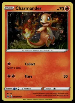 Charmander #SWSH092 Sword & Shield Promo Near Mint or Better - Pokemon Card - Image 1