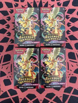 Pokemon Ascended Heroes Booster Bundle - Lot of 4 SEALED - Image 1