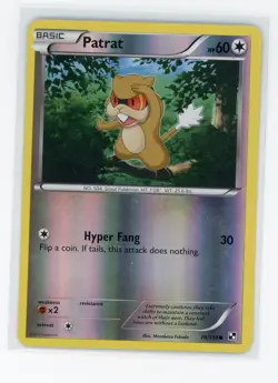 Pokemon TCG - Patrat 78/114 - Black & White Base - Reverse Holo - Image 1