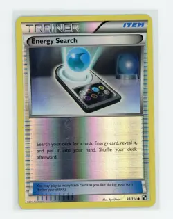 Pokemon TCG - Energy Search 93/114 - Black & White Base - Reverse Holo - Image 1