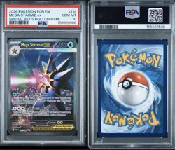 2026 POKEMON PERFECT ORDER SPECIAL ILLUSTRATION RARE #118 MEGA STARMIE EX PSA 10 - Image 3