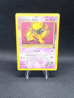 Pokemon Sabrina's Abra 19 WOTC Promo Regular 2000 English - Image 1