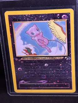 2001 Pokemon Southern Islands Mew 1/18 Reverse Holo Promo Rainbow Wave - NM/LP - Image 1