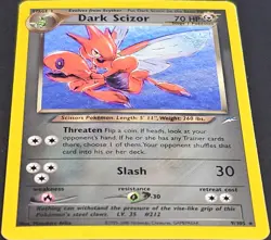 Dark Scizor 9/105 Neo Destiny Holo Rare WOTC Pokemon Card Lightly Played (LP) - Image 4
