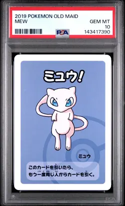 2019 POKEMON OLD MAID MEW PSA 10 - Image 1