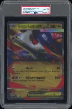 2025 POKEMON MEP PROMO MEGA LATIAS EX BOX-JUMBO #011 MEGA LATIAS EX PSA 10 - Image 1