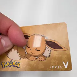 Official Limited Collaboration EB World Eevee Pokemon Level 5 Membership Card - Image 4
