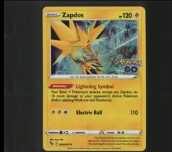 Zapdos 029/078 Pokemon GO Holo Holo Rare PGO - Image 1