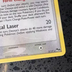 Pokemon TCG Deoxys POP Series 4 2/17 Holo Rare - Image 4