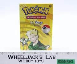 Pokemon Trading Card Game Lt. Surge Theme Deck Opened SEALED CARDS - Image 2