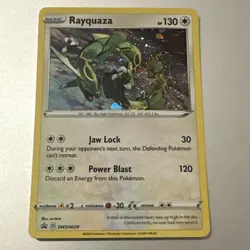 Pokemon TCG Rayquaza SWSH029 Black Star Promo Swirl NM - Buy 3 Get 2 Free - Image 1