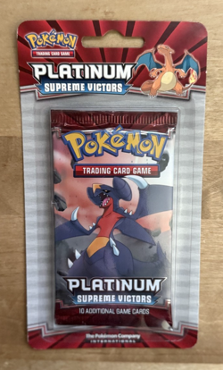 POKEMON PLATINUM SUPREME VICTORS BLISTER PACK BOOSTER PACKS 2009 GARCHOMP - Image 1