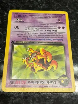 Dark Kadabra 39/82 Team Rocket Regular Uncommon LP Vintage Pokemon Card 2000 - Image 4