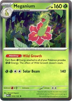 Meganium (Holo) 010/132 - Mega Evolution - Pokemon - NM/M English - Image 1