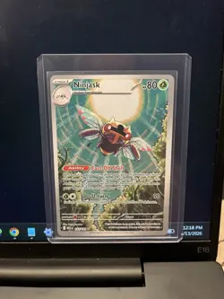 Pokemon TCG Ninjask 137/132 Mega Evolution Holo Rare NM - Image 1